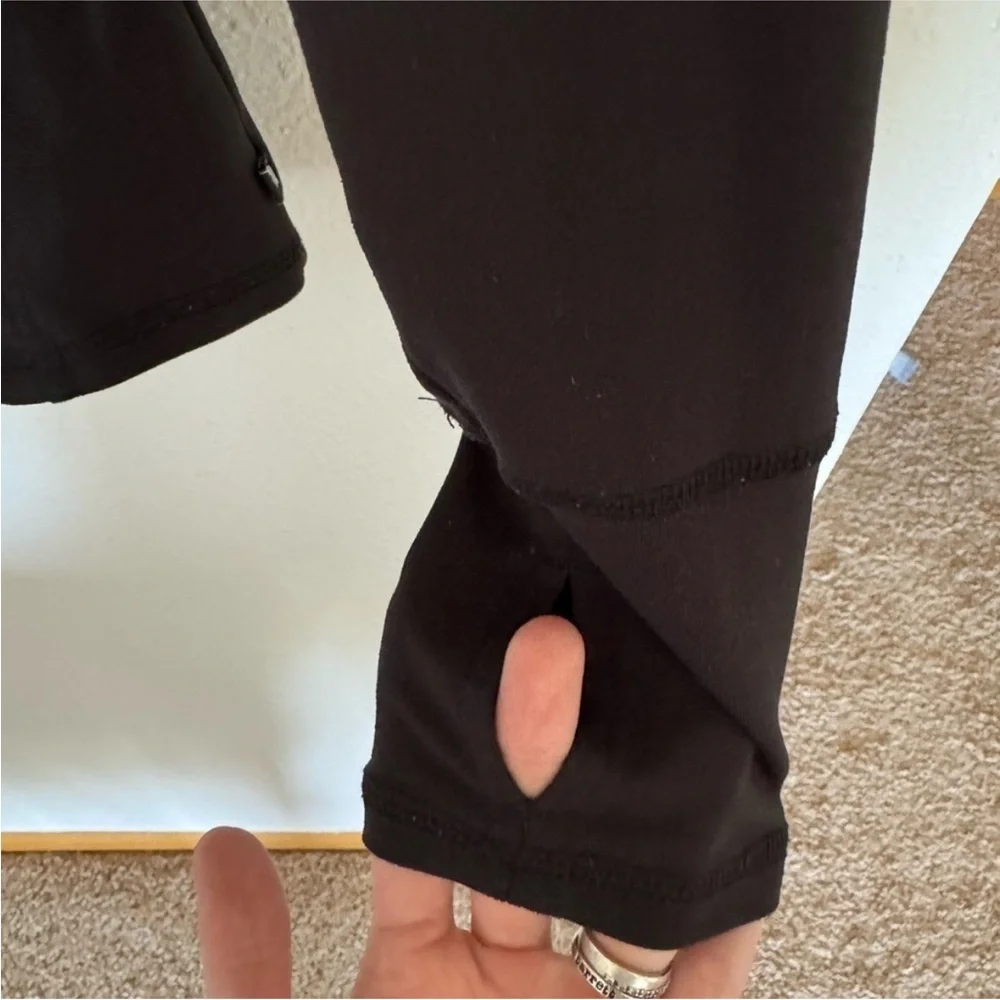 Marika Fitted Zip Up Athletic Jacket Black Size Medium - Picture 7 of 8